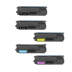 MAX SAVING - 5 Pack(2K, C, M, Y) Toner Cartridge Compatible for Brother Tn336Bk Tn336M Tn336C Tn336Y, Tn-336, Tn331, Mfc-L8600, Mfc-L8850, Mfc-L9550