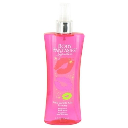 PARFUMS DE COEUR Body Fantasies Signature Vanilla Kiss Fantasy By Body Spray 8 OZ In Pink