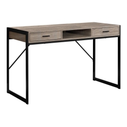 MONARCH Specialties I 7365 Computer Desk 48"l Dark Taupe And Metal In Black
