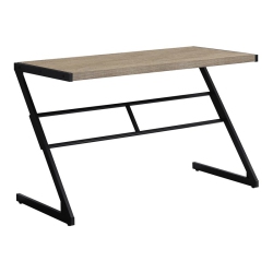 MONARCH Specialties I 7373 Computer Desk 48"l Dark Taupe And Metal In Black