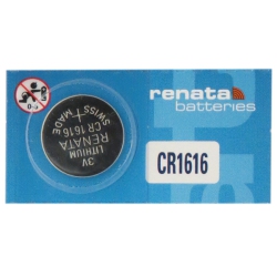 RENATA 50-Pack Cr1616 3 Volt Lithium Coin Cell Batteries