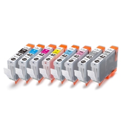 MAX SAVING - 8 Color Compatible Cli42 (Bk C M Y PC Pm Lgy Gy) Ink Cartridge for Canon Cli-42 Pixma Pro-100