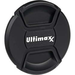 ULTIMAXX CANADA 62MM Snap-On Pinch Lens Cap, Camera Lens Protection Cover for Nikon, Canon, Sony And Other Dslr Cameras