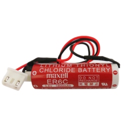 MAXELL Er6C 3.6V Lithium Plc Battery (3 Pin Connector) In White