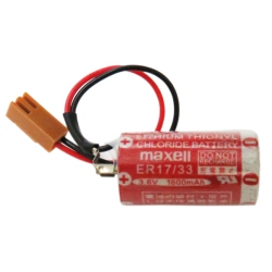MAXELL Er17/33 3.6V Lithium Plc Battery (2 Hole Connector) In Brown