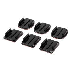 ULTIMAXX CANADA 3 Flat Mounts And 3 Curved Mounts With 3M Double Sided Adhesive Pads Use With Helmet, Bike, Board, Carfor for All Gop