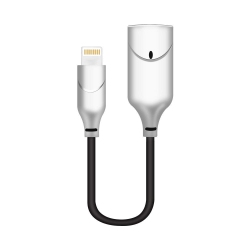 HLD Navor 2 In 1 Lightning Adapter And Lightning Headphone Audio & Charge Adapter for Iphone X / 8/8 Plus / 7/7