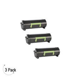 BILLIG INK New Superior Quality Lexmark 52D1H00 Compatible Toner Cartridge (3 Pack) In Black