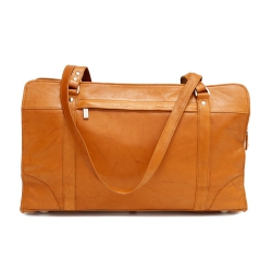 ASHLIN Carlton 15"" Leather Business Case - In Brown