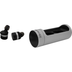 ESCAPE Platinum Btm886 Mini Wireless Bluetooth Earphones With Charger Case And Silver In Black
