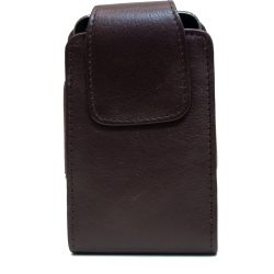 ASHLIN Catanzaro Universal Leather Holster - In Dark Brown