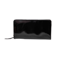 ASHLIN Brielle Leatherette Women's Wallet - Patent Midnight In Black