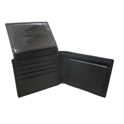 ASHLIN Leather Men's Wallet - In Black