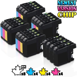 INKFIRST 20 ® Compatible Lc203Xl Lc203 Lc201 Ink Cartridges High Yield Replacement for Brother Mfc-J680Dw Mfc-J880 Mfc-J885
