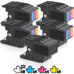 INKFIRST 20 ® Compatible Ink Cartridges Lc71 Lc75 Lc71Bk Lc71C Lc71M Lc71Y Replacement for Brother Lc71 Lc75