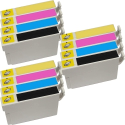 INKFIRST 3 Set Of 4 ® Compatible 125 Ink Cartridges Replacement for Epson 125 Stylus Nx420 Nx530 Workforce 320 323 325 520