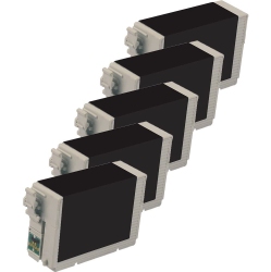 INKFIRST 5 ® Compatible 127 Ink Cartridge Replacement for Epson 127 T1271 High Capacity Workforce Wf7510 Wf7520 In Black