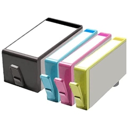 INKFIRST 1 Set Of 4 Compatible Ink Cartridges Replacement for HP 920Xl CD975An CD972An CD973An CD974An Officejet 6000 6500