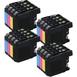 INKFIRST 4 Set Of 4 ® Compatible Ink Cartridges Lc203Xl Lc203 Lc201 High Yield Replacement for Brother Mfc-J4320Dw J4420Dw