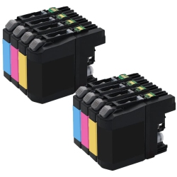 INKFIRST 2 Set Of 4 ® Compatible Ink Cartridges Lc203Xl Lc203 Lc201 High Yield Replacement for Brother Mfc-J480Dw Mfc-J485Dw