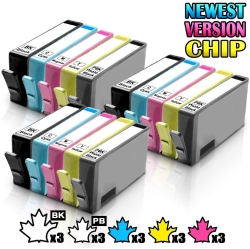 INKFIRST 3 Set Of 5 ® Compatible Ink Cartridges Replacement for HP 564 Xl 564Xl High Yield Photosmart 7520 B8550 B8553 C5324