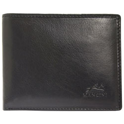 Mancini Boulder RFID Leather Bi-fold Wallet & Passcase - Black (18-201)