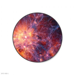 SPINPOPS Spinpop Expanding Stand & Grip Nebula 6Pack In Orange