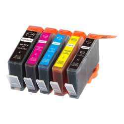 BILLIG INK New Superior Quality HP 564Xl Compatible Ink Cartridge Set (Bk, Pbk, C, M, Y)