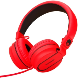 ROCKPAPA Stereo Adjustable Foldable Headphones Lightweight Headband Headsets \w Microphone 3.5MM for Cellphones Smartphones Iphone Tablets Laptop