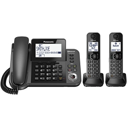 PANASONIC Kx-Tgf382M Dect Landline 2 Handset Telephone