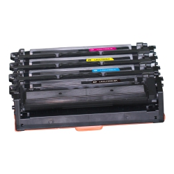 BILLIG INK New Superior Quality Samsung Clt-505L Compatible Toner Cartridge Set (Bk, C, M, Y)