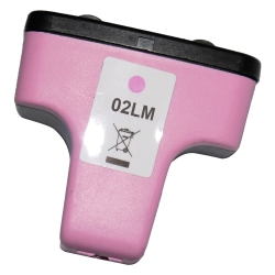 BILLIG INK New Superior Quality HP 02 Light Compatible Ink Cartridge In Magenta