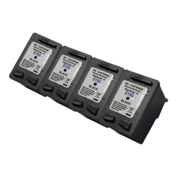 BILLIG INK New Superior Quality HP 21 Compatible Ink Cartridge (4 Pack) In Black