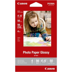 CANON 50-Sheet 4" X 6" Glossy Photo Paper