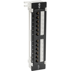 TRIPP LITE Cat5 / Cat5E Wall-Mount Poe Patch Panel 12-Port 110 568A/b Rj45