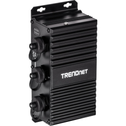 TRENDNET 2-Port Industrial Outdoor Gigabit Upoe Extender, Model Ti-Eu120, Takes