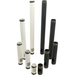 PREMIER MOUNTS Pipe 48 In Pre-Cut Npt Cable Out Wht