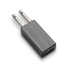 PLANTRONICS Dual-Prong Adapter - Pj-327 - Male - In Black