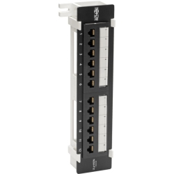 TRIPP LITE Cat6 Wall-Mount 12-Port Patch Panel - Poe+ Compliant, 110/krone, 568A/b, Rj45 Et