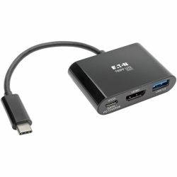 TRIPP LITE USB-C to HDMI Adapter W/USB-A Hub And Pd Charging USB 3.1, Thunderbolt 3, 4K X