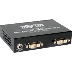 TRIPP LITE 2-Port Dual Display Dvi Over Cat5/cat6 Extender Splitter, Video Transmitter, 192