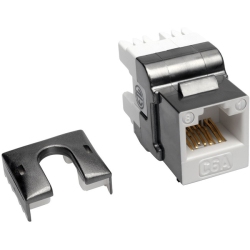 TRIPP LITE Cat6A 110-Style Punchdown Rj45 Keystone Jack, White, Taa
