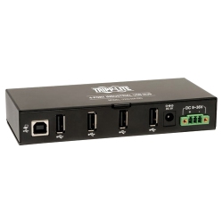 TRIPP LITE 4-Port Rugged Industrial USB 2.0 Hi-Speed Hub W 15Kv Esd Immunity Metal Mountable
