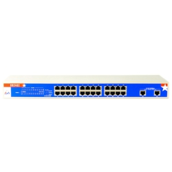AMER NETWORKS 24 Port 10/100Mbps + 2 Port 10/100/1000Mbps Copper Rackmount Switch