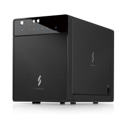 MEDIASONIC USB 3.1 4 Bay 3.5” SATA Hard Drive Enclosure – USB 3.1 Gen 2 10GBps Type C / USB-C (Hf7-Su31C)