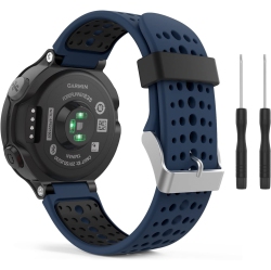 HLD Garmin Forerunner 235, Soft Silicone Replacement Watch Band Fit Garmin Forerunner 235/235 Lite/220/230/620/630/735Xt/approach S20/s6/s5