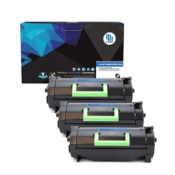 GOTONERS Lexmark New Compatible 52D1000 (Ms710/ms810) Toner Cartridge, Standard Yield, 3 Pack In Black