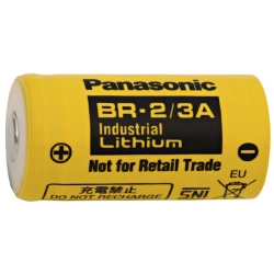 PANASONIC 12-Pack Br-2/3A Industrial Lithium Batteries