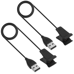 NAVOR Charging Cable Compatible \w Fitbit Alta - 2PCs Smartwatch Replacement USB Cradle Dock Stand Charger Cord | Fitbit Alta Portable Smartwatch