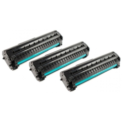 MAX SAVING - 3 Pack Toner Cartridge Mlt-D104S Compatible for Samsung Ml-1660 Ml-1865 Scx-3200 Scx-3205 Scx-3205W Scx-3200 In Black